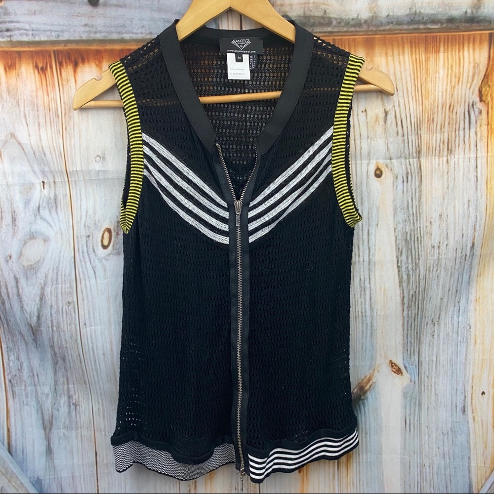 ANGELZ Crochet Zip Up Vest